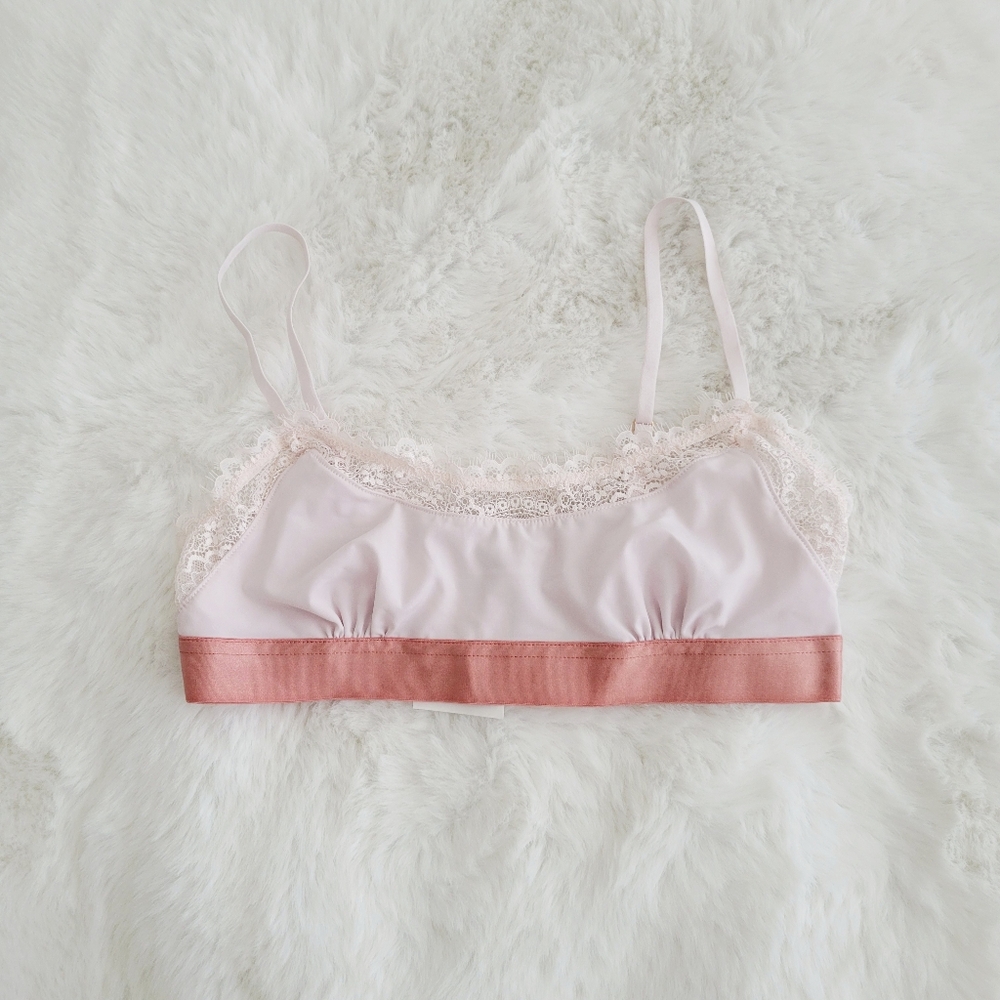 🌷FREE PEOPLE IN TIME SCOOP BRALETTE SIZE S - Picture 5 of 8